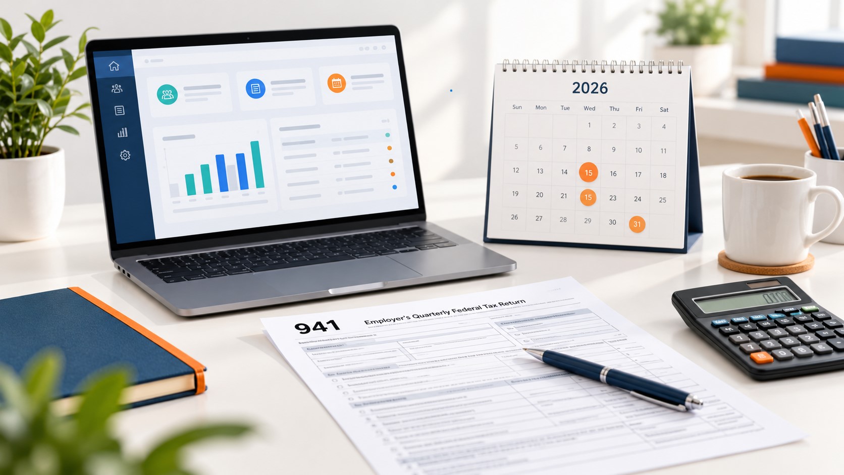 Form 941 Due Dates 2026: Q3 Is Due November 2, Q4 Is Due February 1, 2027, and How to File